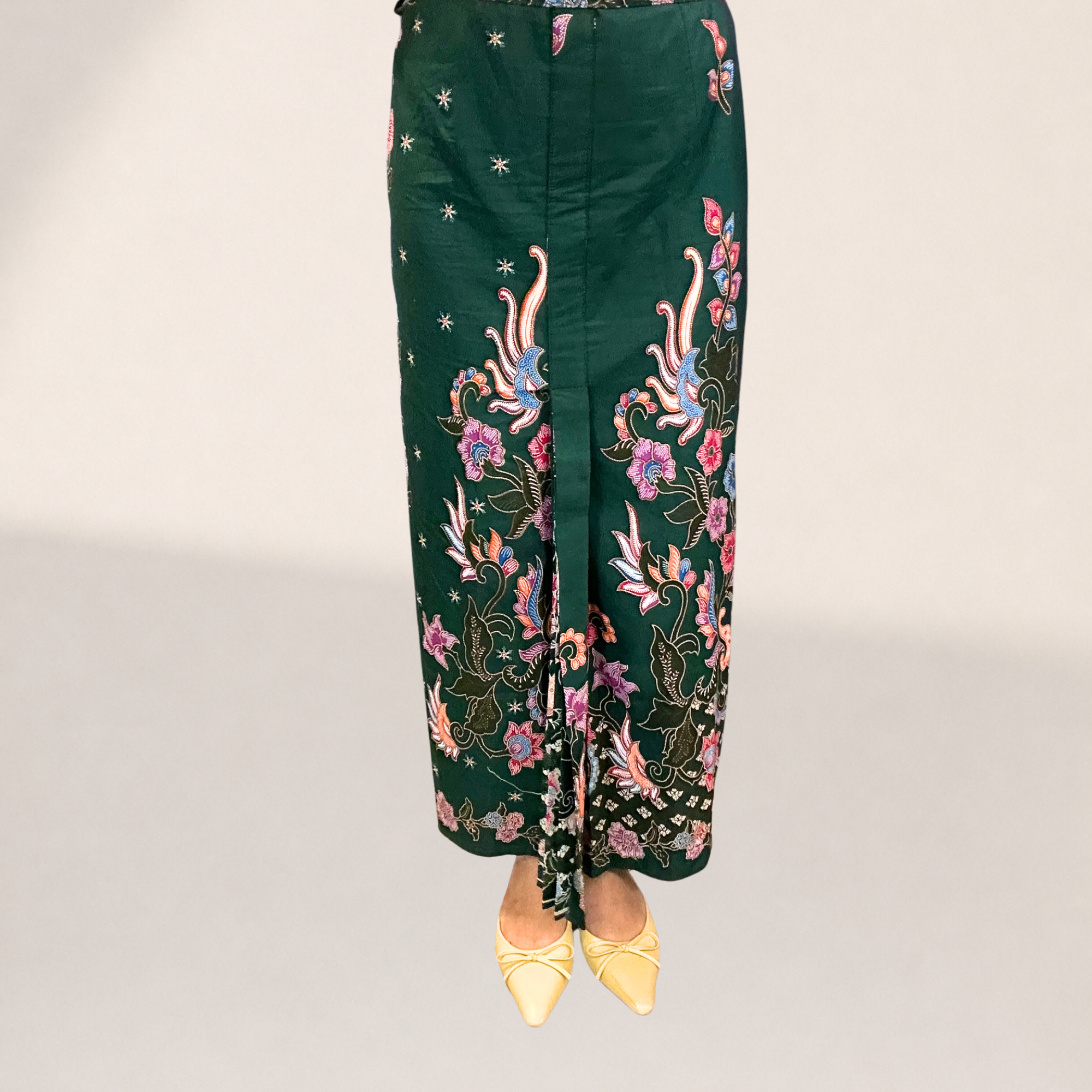 BATIK PRINTING SKIRT- EMERALD
