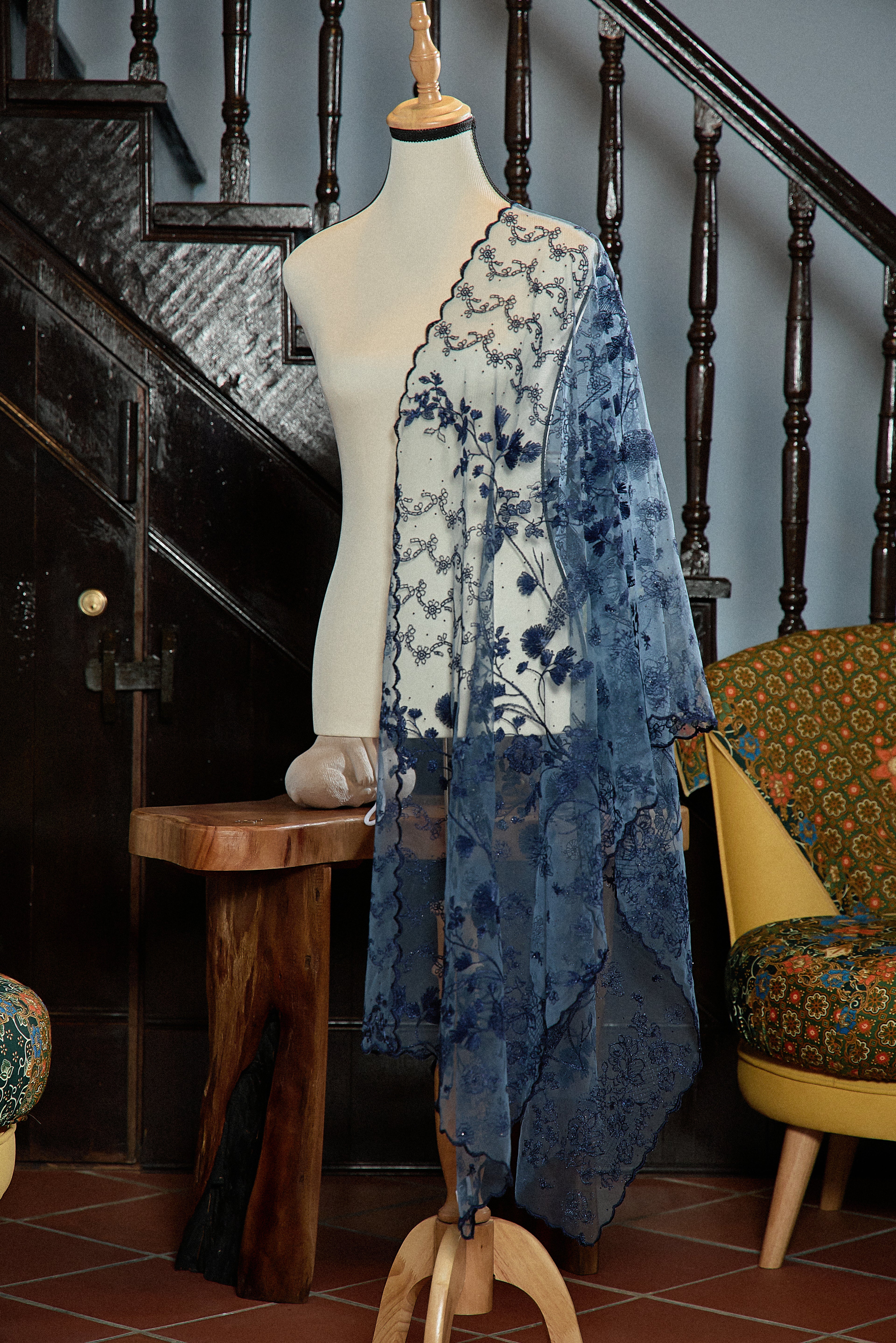 SELENDANG MAK INANG IN MIDNIGHT BLUE