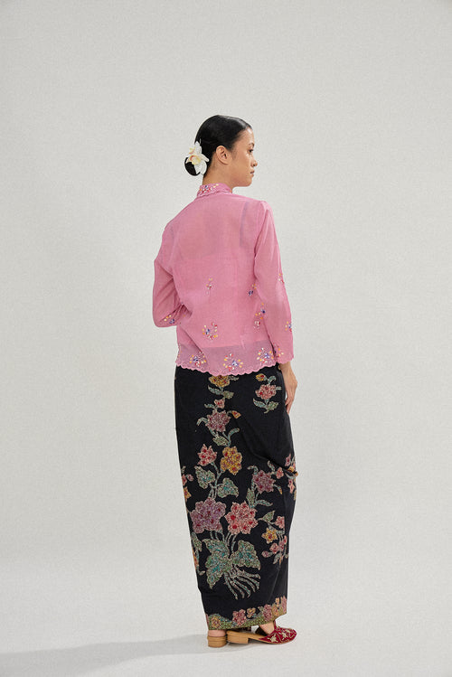 (PRE-ORDER) BATIK SKIRT SEMI-LUKIS BLACK